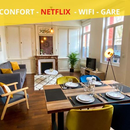 Charmant T2 Hyper-Centre, Netflix, Gare Amiens Luaran gambar