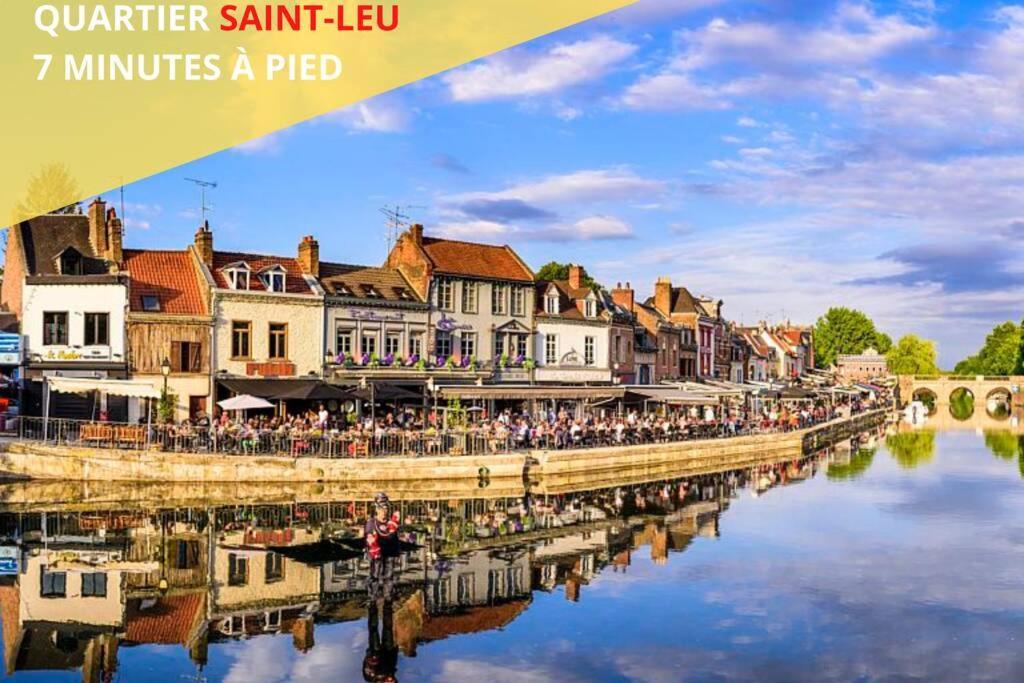 Charmant T2 Hyper-Centre, Netflix, Gare Amiens Luaran gambar